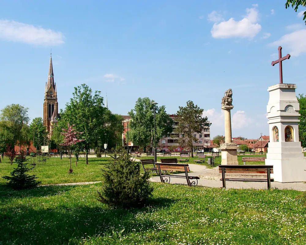 Glavni trg u Bačkoj Topoli